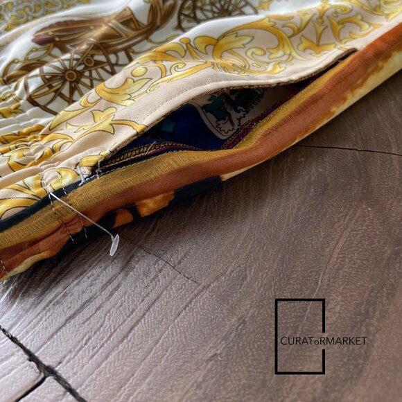 Children of the Discordance Sz2 Vintage Scarf 1 of 1 Baroque Pattern Shorts SS20 - Picture 6 of 11